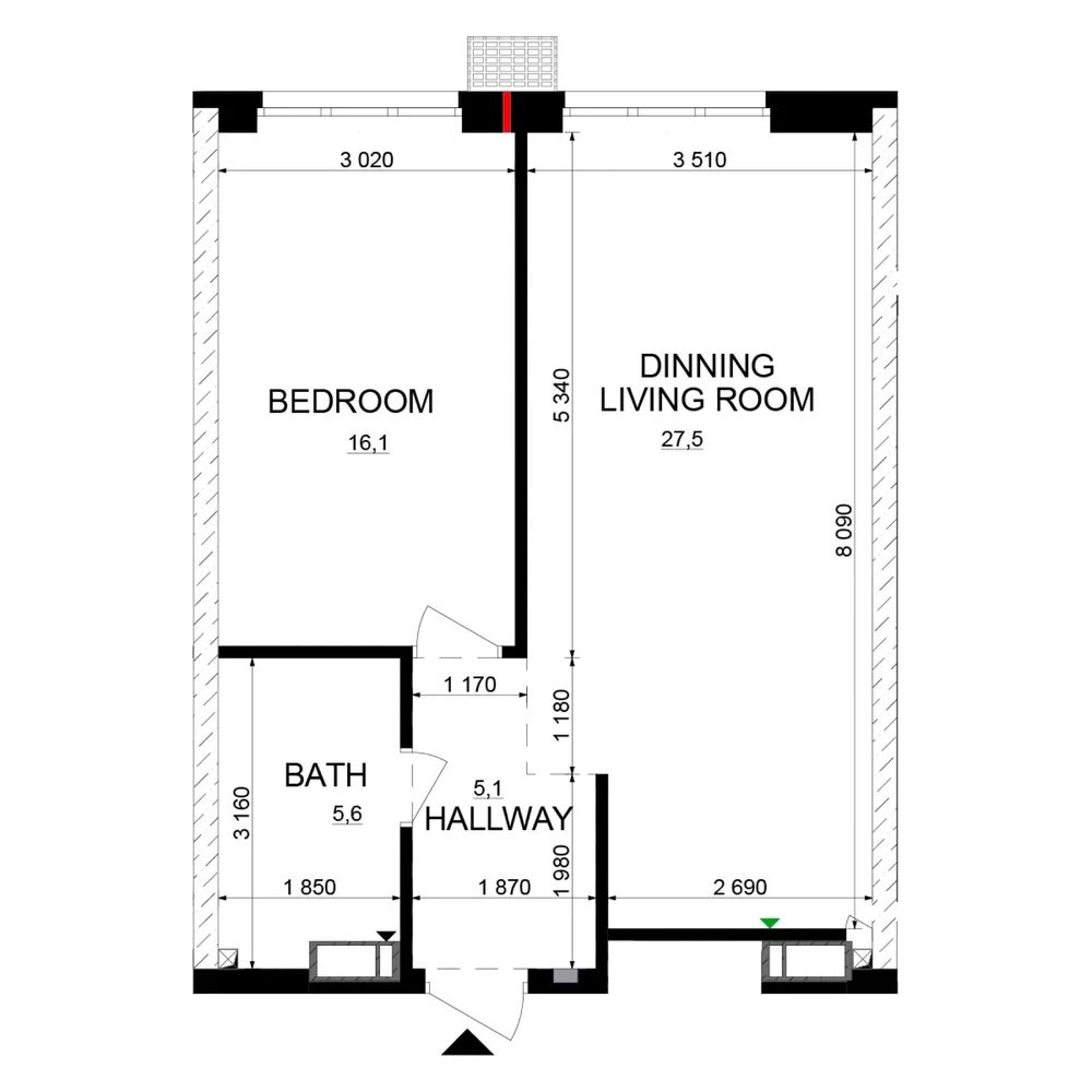 Seller. For Sale 1-bedroom apartment in Rusynivska Havnia 13-17 street