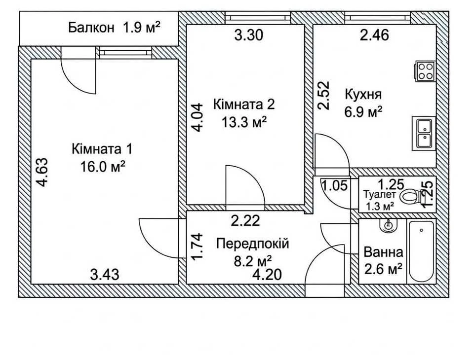 Квартира. Львів, Морозна вул.