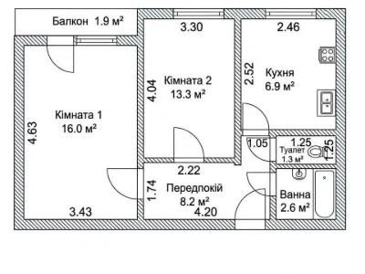 Квартира. Львів, Морозна вул.