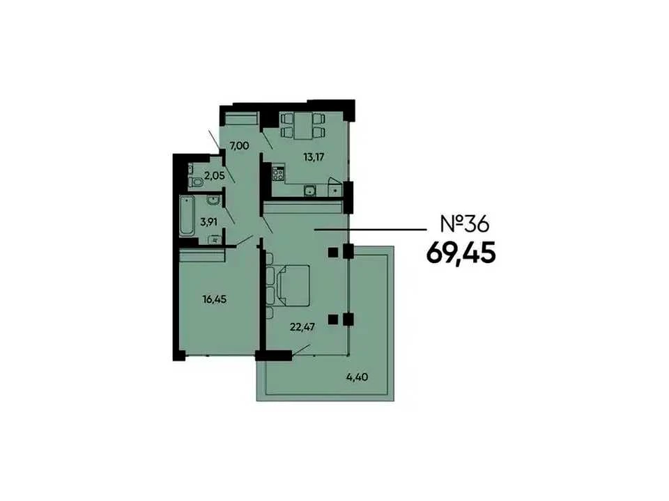 Apartment. Ivan Rakovsky Street, Lviv