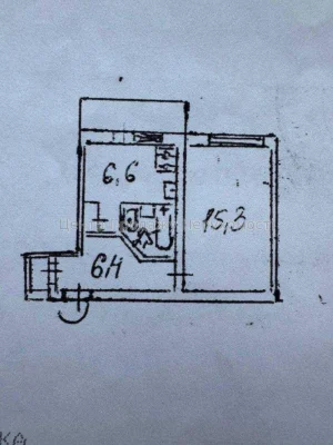 Продаж 1-кімн квартири в Києві, 30. 8 м², 9/9 поверх
