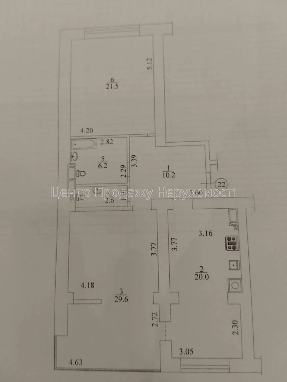 Продаж 3-кімн. квартири 90 м² в ЖК Лісова Казка, Київ, 4/10