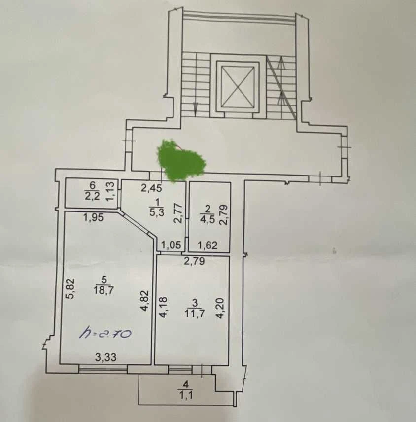 Sale of a 1-room apartment in a new building near the "Pogulanka" park!