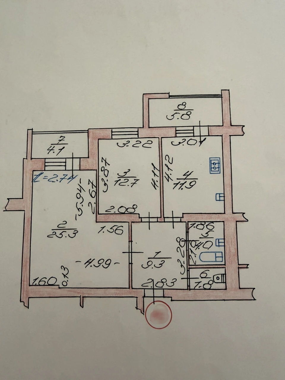 Продаж 2-х кімнатної квартири, новобудова