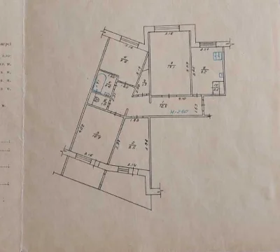 4-кімнатна квартира 82,9 м² на Леваді, 7/9 поверх