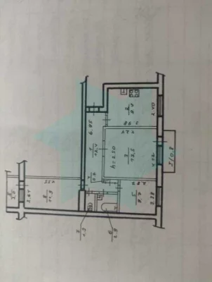 Продаж 3 к. квартири на жм Тополя 2, б. 12