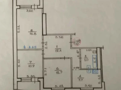 Apartment. Kharkiv, Polyova Street.