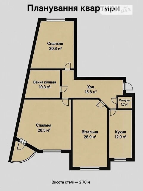 Продаж 3к квартири 121 кв. м на просп. Голосіївський 68 • ID