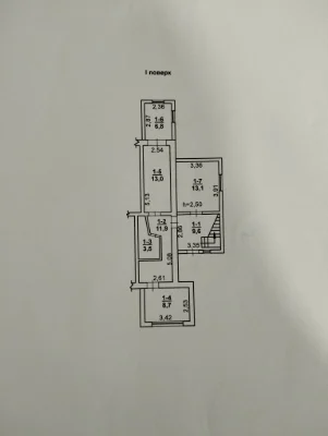 Two-story Apartment 85 sq. m own yard parking in yard barbecue