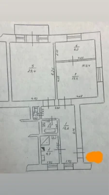 Продам трехкомнатную квартиру на Семинарской