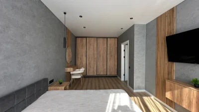 1к квартира 42 м² з сучасним ремонтом у зданому будинку