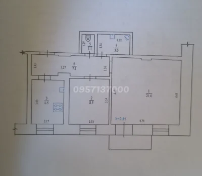 2-room apartment. Center!! Renovation