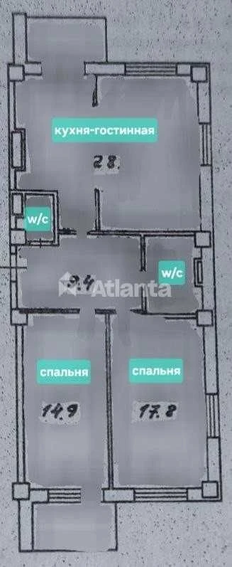 3-комнатная квартира в ЖК Академгородок / Говорова / Парк По