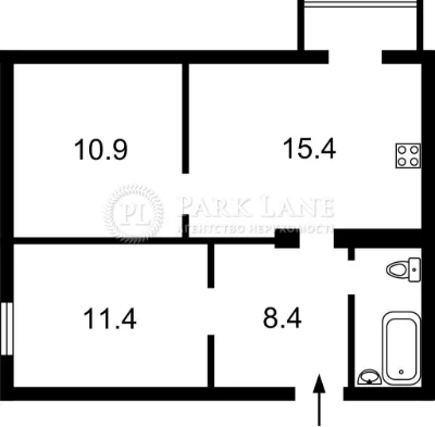 Predslavynska, 47 || 1-bedroom apartment 51 sq.m. in an old building |