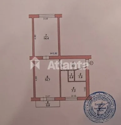 Sale of a two-room apartment, Lazarenko street