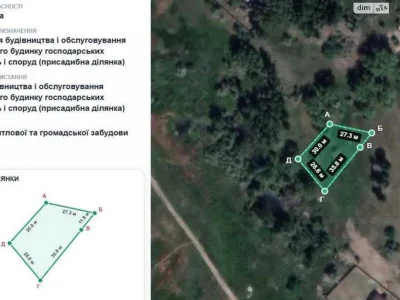 Продаж Ділянка під житлову забудову Амур-Нижньодніпровський