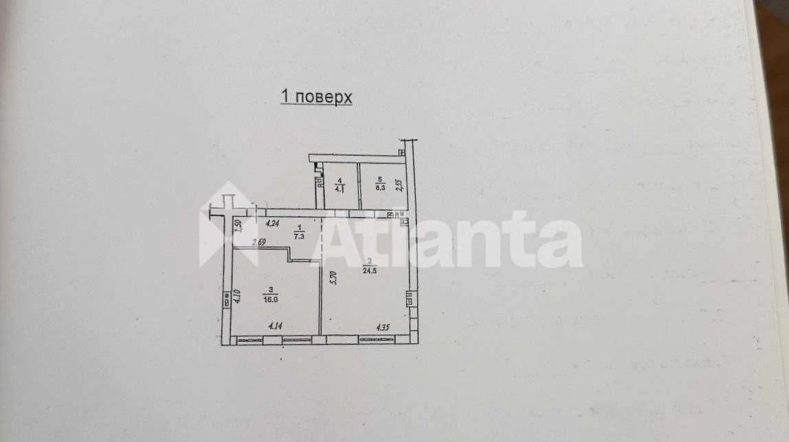 1-комнатная квартира 58.2 м² ул. Львовская