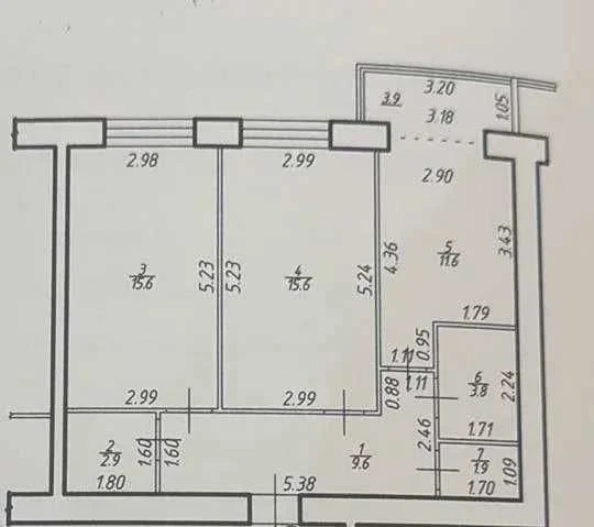 Продаж Здана 2 кім квартира в ЖК Містечко Центральне!!