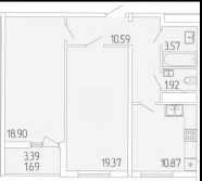 Продам 2-х комнатную квартиру 65 Жемчужина Кадор