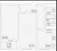 Продам 2-х комнатную квартиру 65 Жемчужина Кадор
