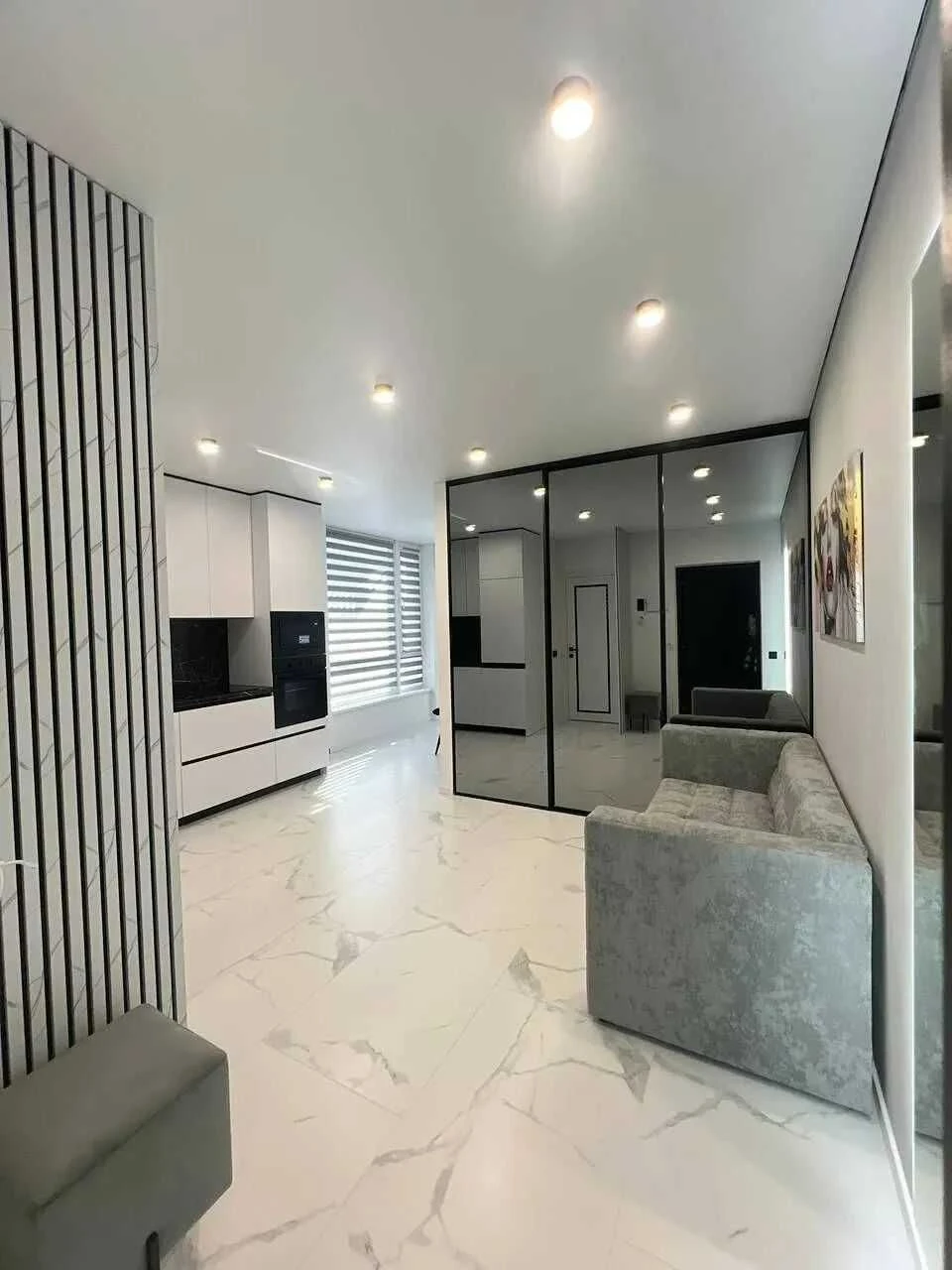 Apartment with renovation in modern Family Plaza residential complex, promising investment