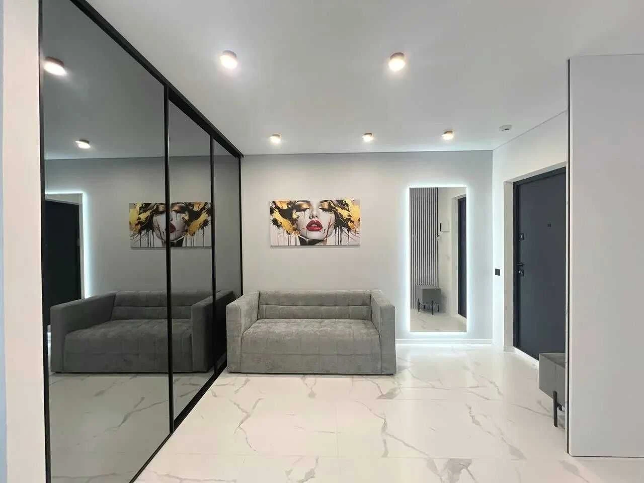 Apartment with renovation in modern Family Plaza residential complex, promising investment