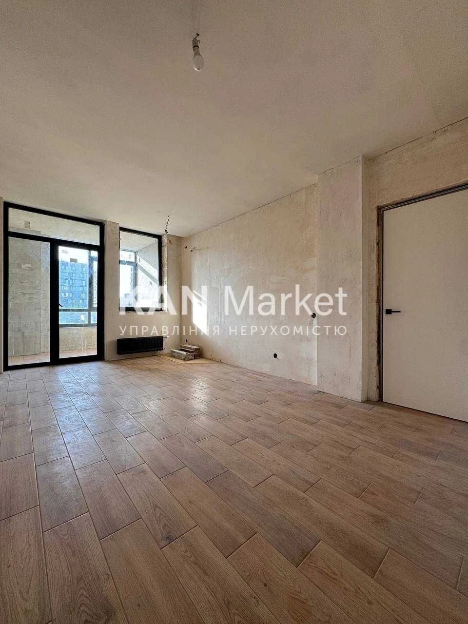 Sale of a 2-bedroom apartment with a completed technical part renovation in a residential complex