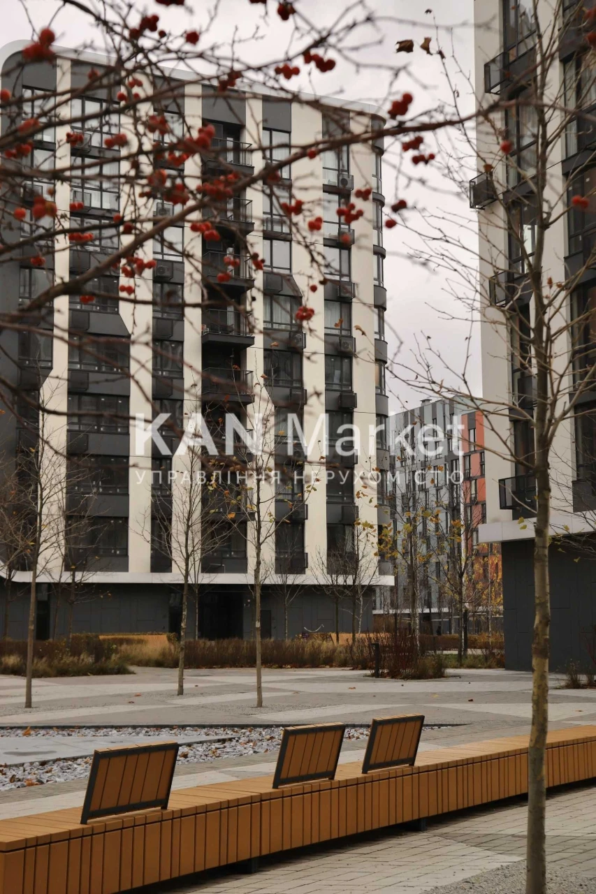 Sale of a 2-bedroom apartment with a completed technical part renovation in a residential complex