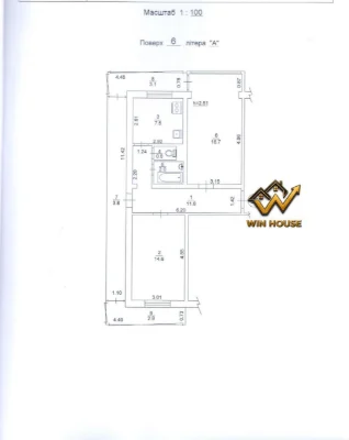 2К квартира з ГАЗом, Оболонь, біля метро «Мінська». 6 поверх