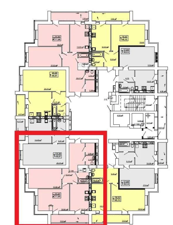 NEW CONSTRUCTION IN THE CENTER! ЖК Рогатинский, For Sale 2 room apartment 7