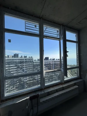 1 bedroom apartment WITHOUT renovation in ЖК Атмосфера with sea view | Arkad