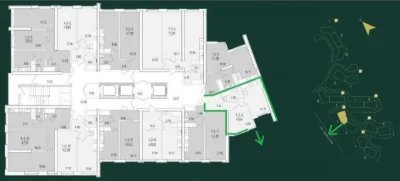 Продаж! Квартира в ЖК KADORR City, Краснова 41 м.кв.