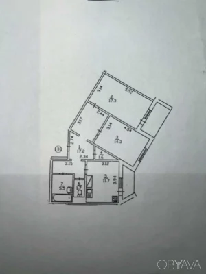 2-комнатная квартира, 73.3 кв.м