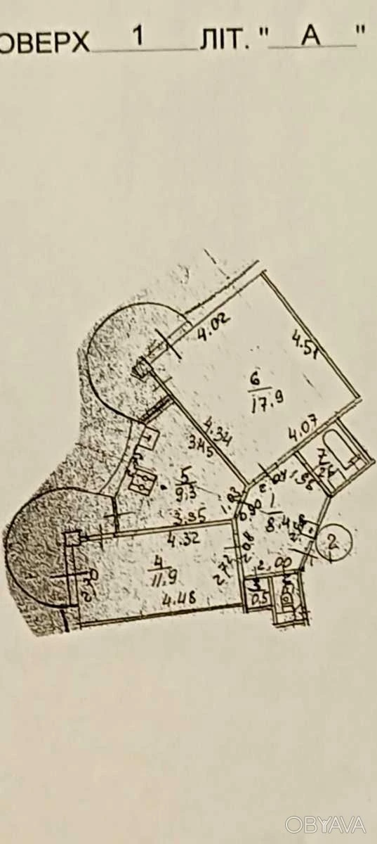 2-room apartment, 56 sq.m
