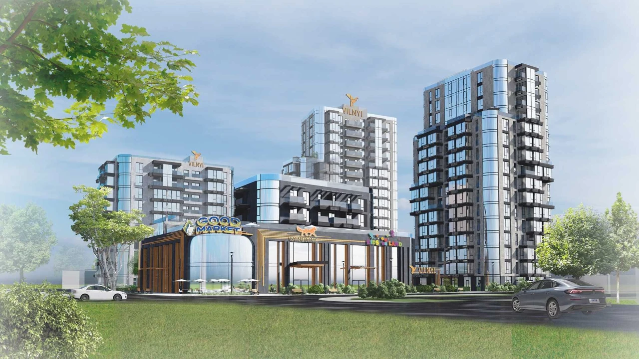 Affordable! Selling a 2-bedroom apartment of 52.69 m² in the VILNYI residential complex,