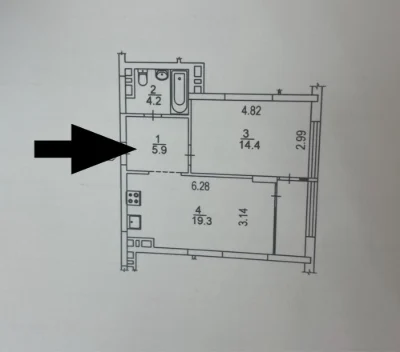 Продав 2к студію в ЖК Варшавський два