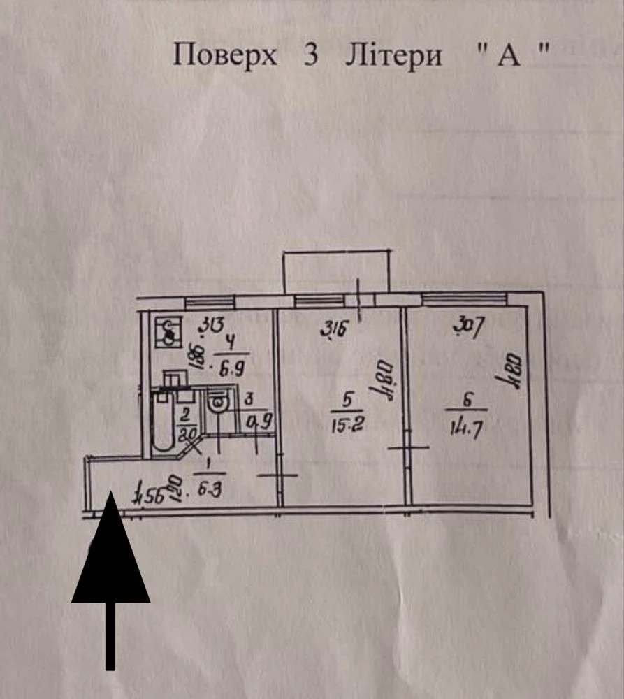 Продам 2к квартиру на вул. Деревлянській, 16/18, корпус 3