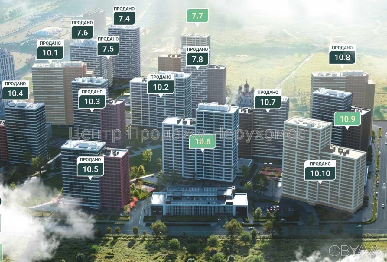 2-комнатная квартира, 65.91 м.кв.