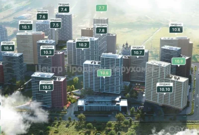 2-комнатная квартира, 65.91 м.кв.