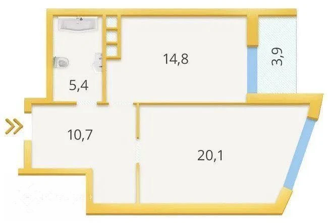 New Development: Solnechnaya Riviera, 5th Floor, Negotiable Price 57 sq m, No Commission