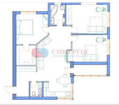 Довгострокова оренда 4-кімнатній квартири