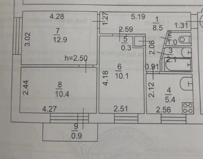 Продам 3х кімнатну квартиру, пр. Відродження