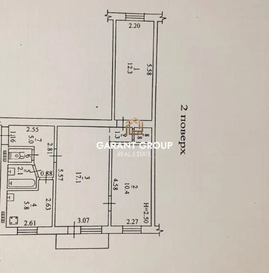 Three-bedroom apartment in Fontan
