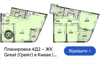 Sale of a Penthouse on the Dnipro River and Right Bank, 157.5