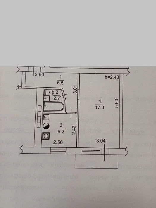 Apartment on вул. Segedskaya (Primorsky District) 2nd floor |