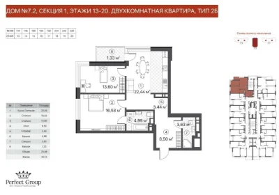 2к в готовом доме, естьОселя ЖК 7 квартал, Варшава