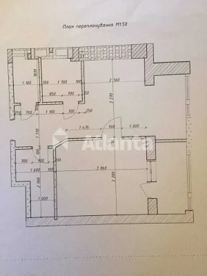 Apartment, 1 room, renovated, individual heating, brick