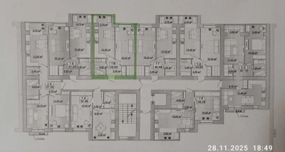 Spacious 1-bedroom apartment. Possible renovation to 1.5 rooms.