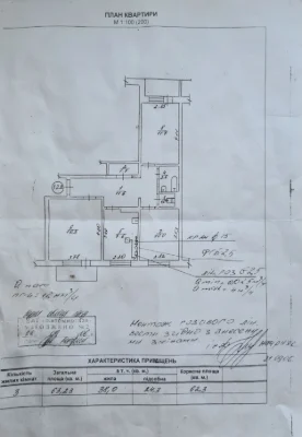 3-room apartment for sale