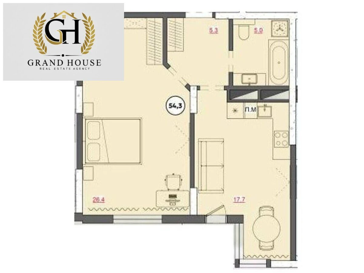 For Sale: One-Bedroom Apartment in Comfort House Residence.
